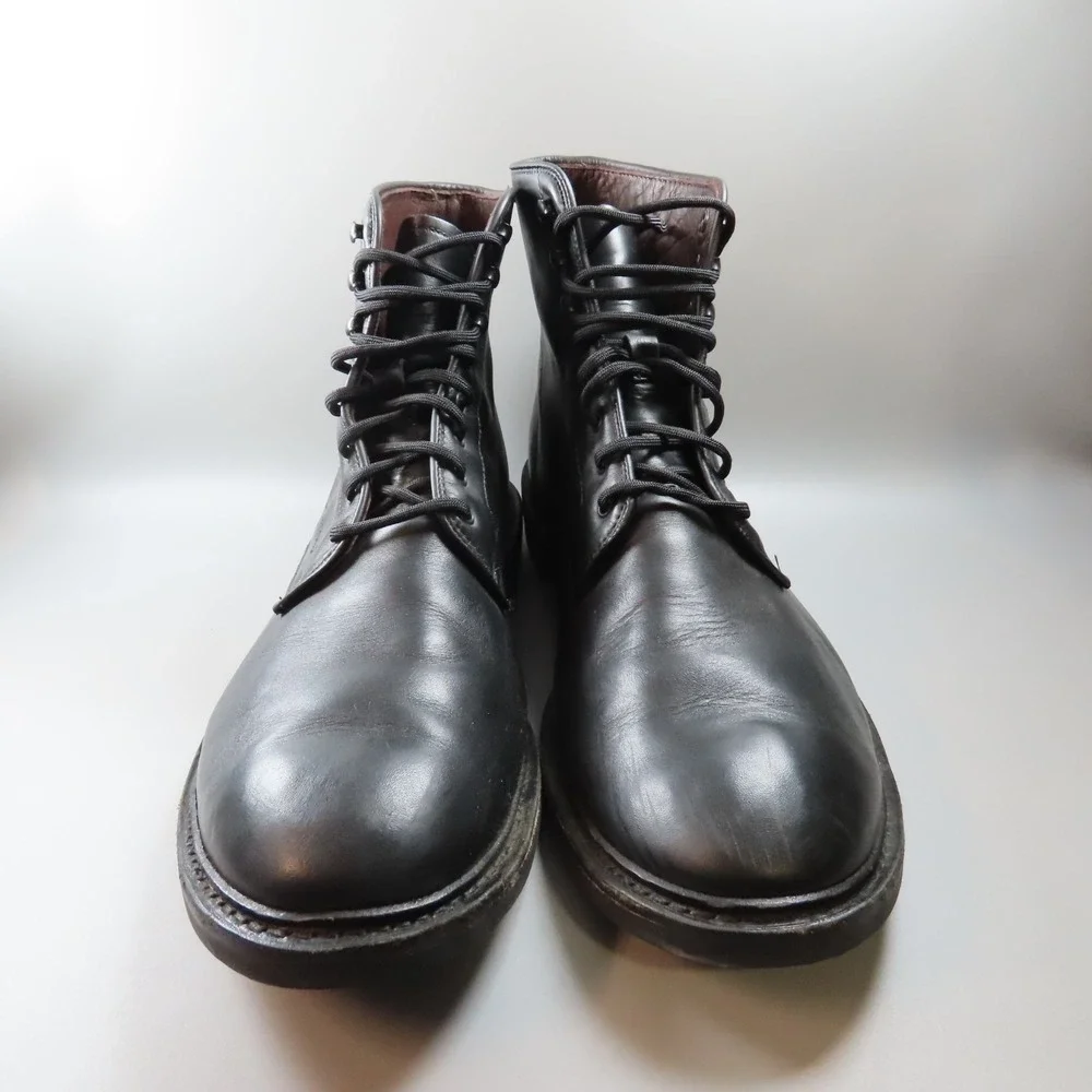 Allen Edmonds Higgins Mill Weatherproof 14‎ D Black Boots Leather Dainite Soles